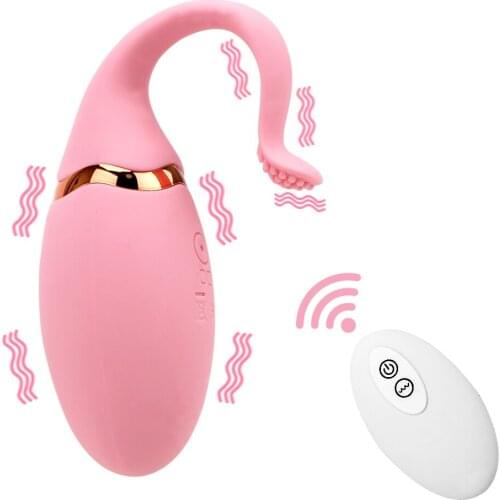 10 Speed Wireless Remote Control Clitoris Stimulate USB charging Sex Toys for Women Fish Tail Jump Egg Vibrator Vibrating Egg