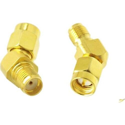 2PCS RJX 45/135 Degree SMA Male to SMA Female Antenna Adpater Connector For FPV Goggle RC Drone FPV Racing