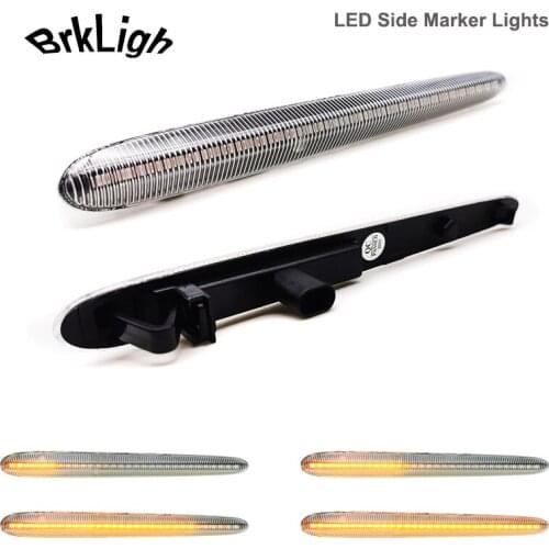 2Pcs Dynamic Amber Led Front Fender Side Marker Light Turn Signal Lamps For Alfa Romeo Giulietta Ti Sprint Veloce 940 2010-2016