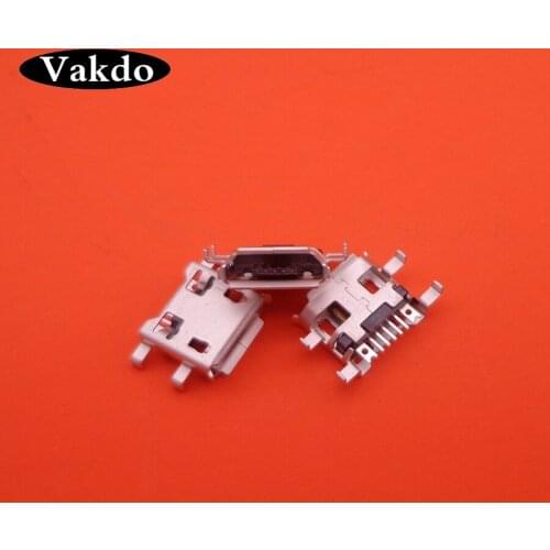 20pcs/lot Micro mini USB DC Charging jack Socket Port Connector replacement for Alcatel One Touch Evo 7 Tablet Charging Port