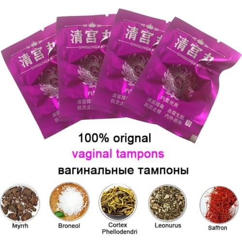 24 Pcs Vaginal Tampons Herbal Tampon for Women Clean Point Tampons Vaginal Discharge Toxins Gynecological Swab Detox Pearl