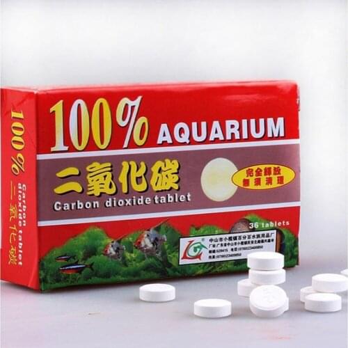 36Pcs/box Co2 Tablet Carbon Dioxide Diffuser for Aquarium Aquatic Float Grass Aquarium Co2 Diffuser