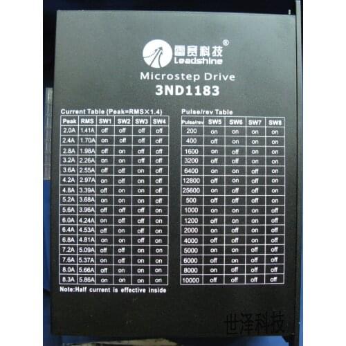 3ND1183 Leadshine azionamento micropasso 80V-150VAC fuori Maximum current 2.0A--8.2A Stepper /Motor Driver