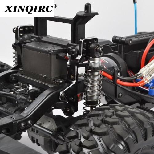 4PCS Aluminum Front & Rear Shock Towers Mount for 1/10 RC Crawler TRX-4 Bronco k5 g500 Defender TRX4 car accessories