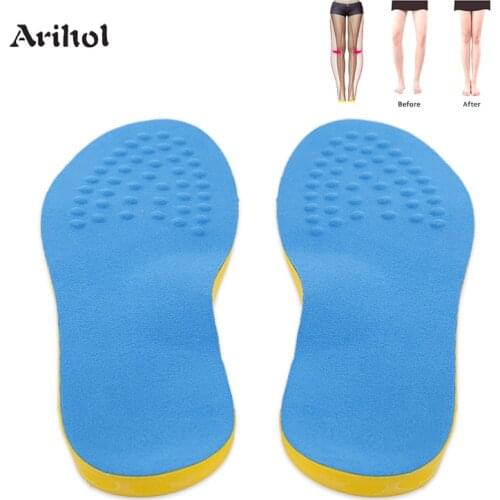 Arihol Kids Adult Orthopedic Insoles For Correcting O Type Leg Shoe CushionInserts Bow Leg Solution Improve Walking Posture