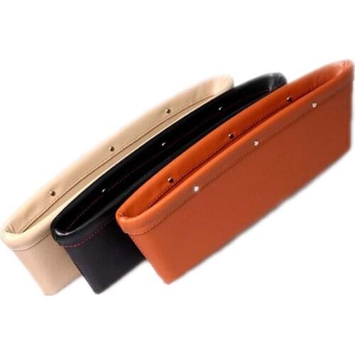 New Car PU Holder Auto Universal Interior Organizer Portable Multifunction Seat Gap Business Card Bill Phone Card Storing Boxes