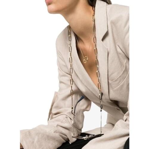 Sunglasses Masking Chains For Women Acrylic Pearl Crystal Eyeglasses Chains Lanyard Glass 2021 New Fashion Jewelry Wholesale