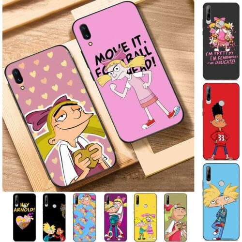 Hey Arnold Phone Case for Huawei Y 6 9 7 5 8s prime 2019 2018 enjoy 7 plus