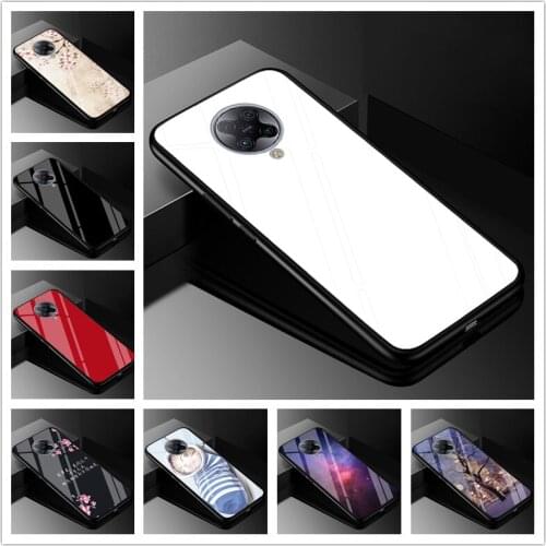 For Xiaomi Redmi K30 Pro Case Glass Tempered Hard Back Cover For Xiaomi Redmi K30 Pro ZOOM Cover K30Pro Zoom TPU Frame Funda