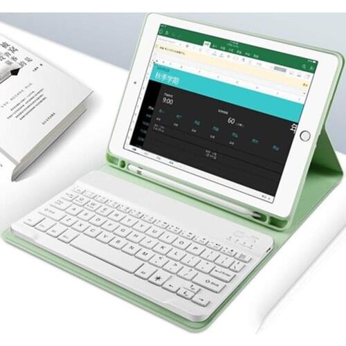 Bluetooth Toetsenbord Geval for Nieuwe Ipad Pro 12.9 2020 And Generatie Pu Leather Cover for 2020Ipad Pro Case Met PotloodHouder