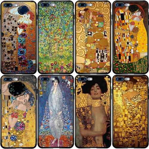 Cover Case for Xiaomi Redmi Note 6 7 9 8T 10T 9S 9A 8A A3 A2 A1 Pro Lite Black Shark Mix Max Gustav Klimt Kiss