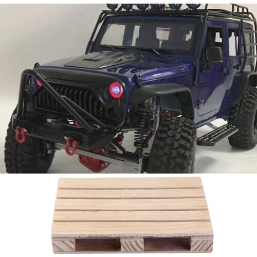 Wooden Forklift Truck Pallet Lightness and Portability No Space Occupy Simulation Decoration for 1/10 RC 4WD Car Model Toy