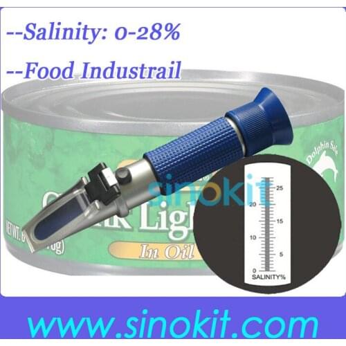 Cheap Salinity0-28% ABS Plastic Hand-held Refractometer P-RHS-28ATC