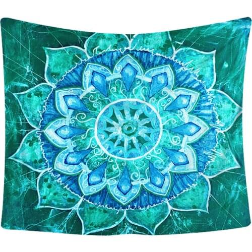 Mandala Tapestry Wall Hanging Decor Wall Cloth Tapestries Psychedelic Hippie Night Moon Tapestry Wall Beach Carpet