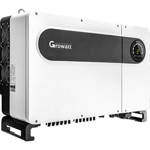 EU Model Growatt Inverter On Grid 50KW 60KW 70KW 80KW 380V 3 Phrase Pure Sine Wave 6 /7MPPTs AFCI Protection Wifi MAX50~80KTL3LV