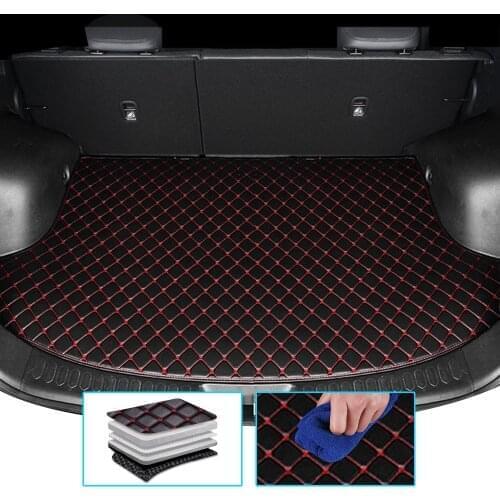 Custom Car Trunk Mats For Chevrolet Orlando Equinox silverado Suburban Sonic LT-RS Sail Spark Trax Traverse Leather Auto Carpet