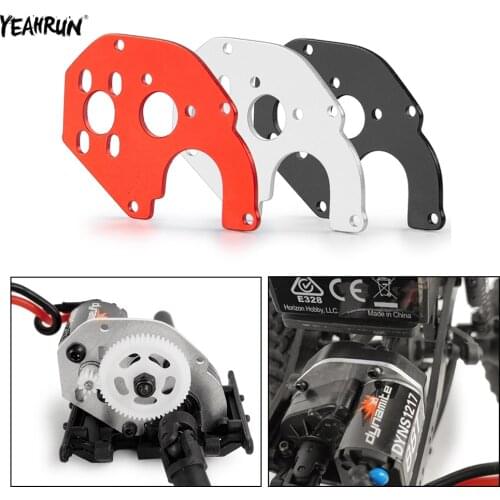 YEAHRUN Aluminum Motor Plate Gearbox Fixed Mount Bracket For 1/24 Axial SCX24 90081 RC Crawler Car Upgrade Accessories
