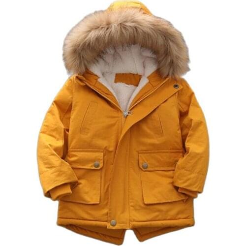 Children Winter Jackets for Boy Girls Cotton Coat 2021 New High Quality Comfort Plush Thick Warm Outwear Kids Baby Coats Clothes