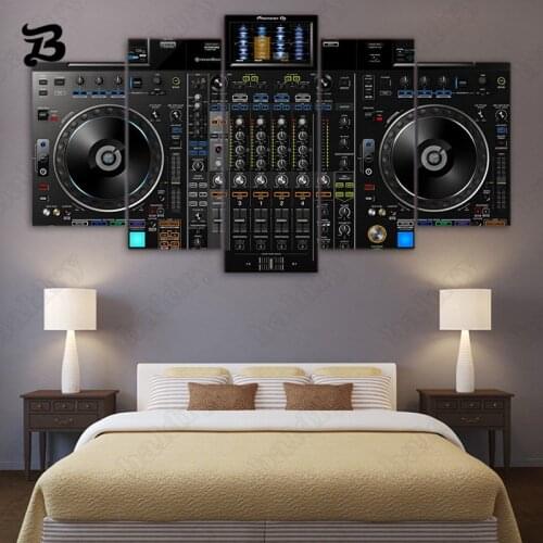 Canvas Painting Wall Art for Living Room Dj Music Player Creative Posters Prints Wall Art Pictures for Bedroom Home Decoration