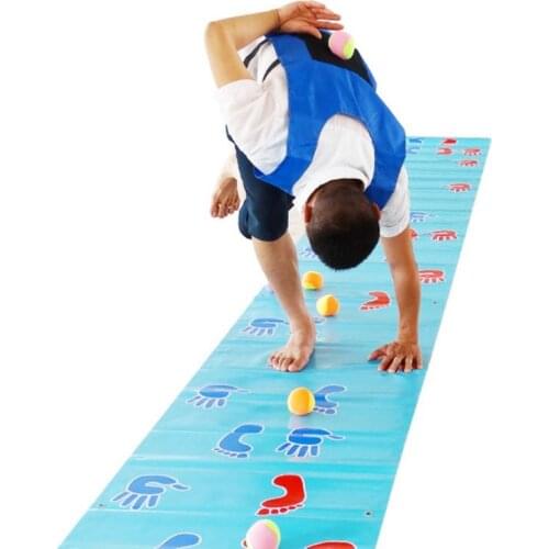 Hands and Feet Game Pad Team Expand Props Outdoor Training Group Building Fun Game Pads Children Kids Games Toy Mat Q6PD