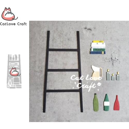 Catlove Shelf Stairs Metal Cutting Dies Scrapbooking Mold Stencil Die Cuts Card Making DIY Craft Embossing New Dies For 2020