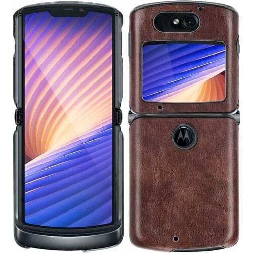 Fold PU Leather Case For Motorola Razr 5G 2020 Business Retro Vintage Protector Shell para Cover
