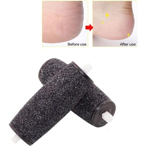 2Pcs New Arrival Replacement Roller Heads For Velvet Smooth Electric Foot File Pedicure Machine Dead Skin Remover Foot Care Tool