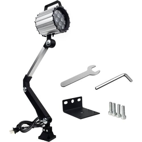 9W 12W Led CNC Machine Tool Work Lamp 24v 220v Long Arm Garage Lathe Waterproof Explosion-proof Industrial Led Folding Lights