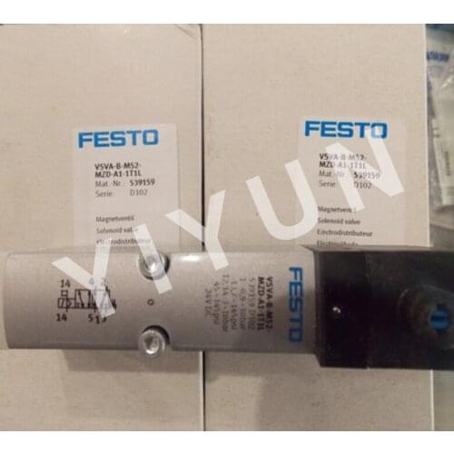 VSVA-B-M52-MZD-A1-1T1L 539159 VSVA-B-M52-MZH-A1-1C1 547080 VSVA-B-T32C-AH-A1-1R2L 534532 FESTO Solenoid valve