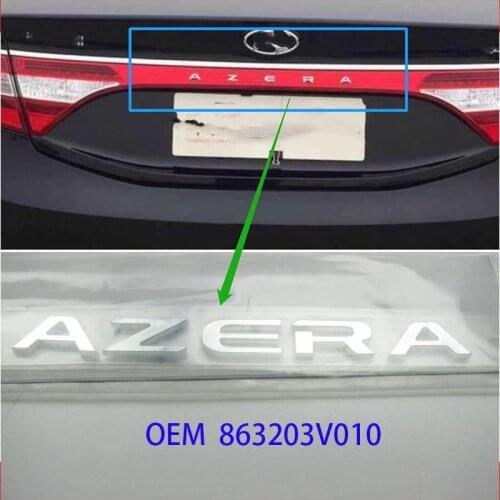 Rear Trunk Deck Lid AZERA Emblem OEM For hyundai Azera2012-14 863203V010