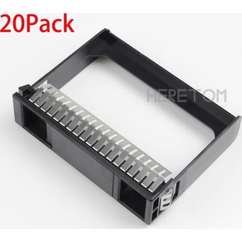 Heretom 20PCS/Lot Express Free Shipping 3.5" SFF HDD Blank Caddy Filler For HP G8 G9 DL360P DL380P 652994-001 Bayblend Replace