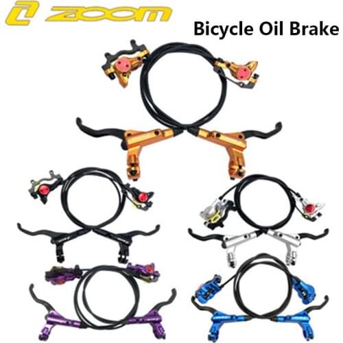 ZOOM Mountain Bike Oil Disc Brake Front Rear Handle A B-Pillar Universal MTB Cycling Hydraulic Disc Brake Bicycle Parts 395/447