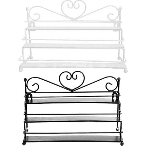 3 Layer Metal Makeup Organizer Lipstick Holder Display Rack Case Cosmetic Nail Polish Make Up Organiser Tool