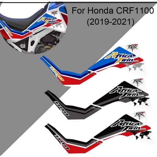 Africa Twin Protection Side Tank Pad For Honda CRF1100 CRF 1100 L Adventure ADV Visor Set Stickers Decal Kit 2019 2020 2021