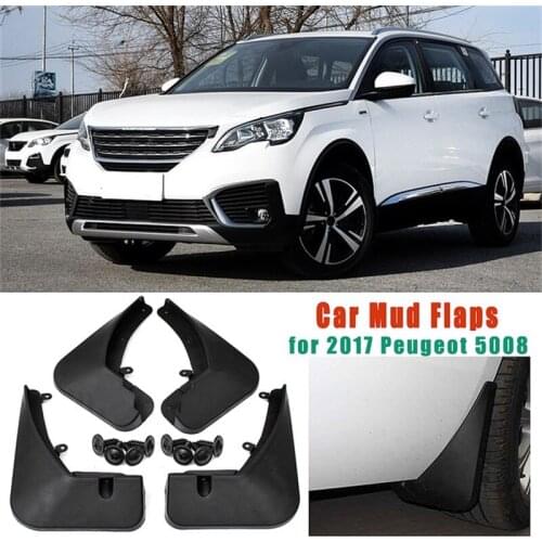 Car Styling For Peugeot 5008 2017 2018 2019 Mudflaps Splash Guards Mud Flap Splasher Car Mudguards Fender Auto Accessories 4 pcs
