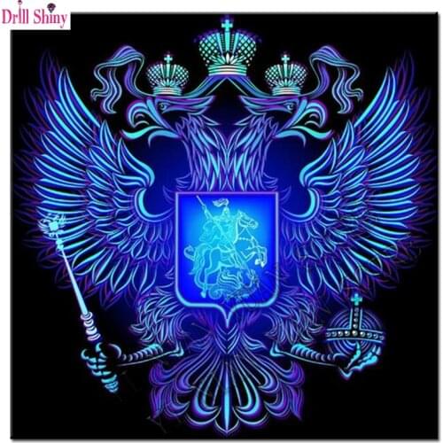 Diy NEW Diamond Icons blue eagle 5D Diamond painting square full diamond mosaic pattern Pictures of crystals cross-stitch Stick