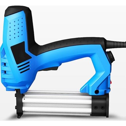 Efficiency fastest electric nail gun.Impact force adjustable,both U-nail T-dual.household power tool