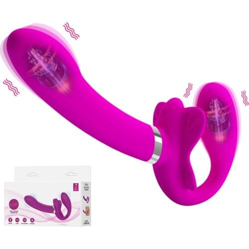 Dual Head Vibration Dildo Vibrating For Lesbian Woman Vibrador Penis Double Penetration Vibrator Adult Sex Toys Couples