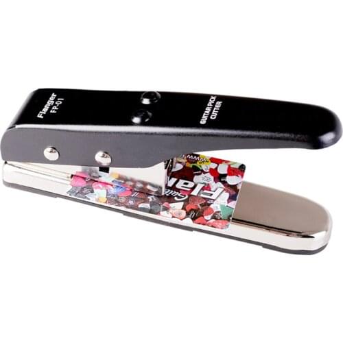 Flanger Guitar Pick Cutter Black Make Custom Heart Shape Plectrums from Sheet. Plectrum Punching Tool