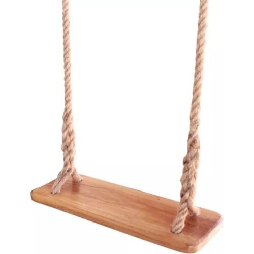 Lndoor Outdoor Playhouse Wooden Children Outdoor Garden Swings Adults and children Swing Wooden Toy Swing with Rope