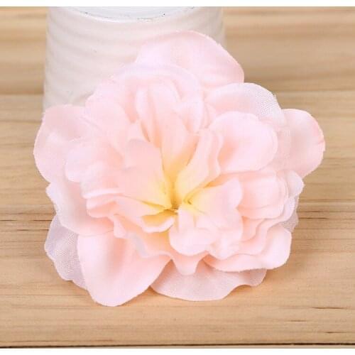 Pretty 100pcs/lot Artificial Flower head decorative for Wedding party Decoration DIY Gift Box Scrapbooking Craft supplies flower