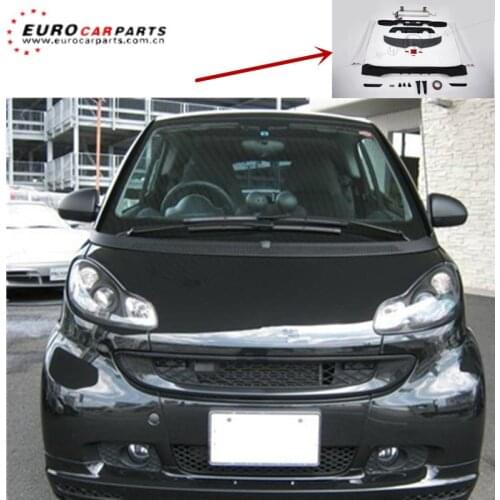 Smart 453 body kit fit for Smart b style body kit front lip side skirt rear diffuser spoiler and exhaust