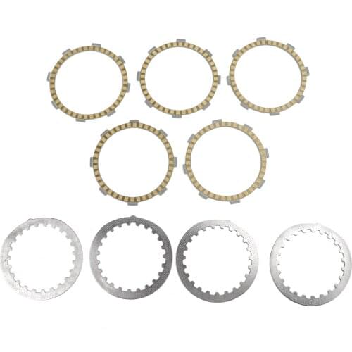 Areyourshop Clutch Kit Steel & Friction Plates fit for Yamaha XT125 RT100 RS100 TZR80 YBR125 598-16321-01 Motorcycle Accessories