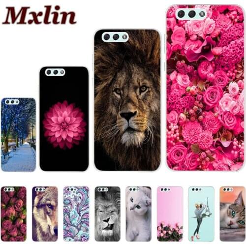 Soft TPU For Fundas Asus Zenfone 4 ZE554KL Case Flower Lion Slim TPU Silicone Bumper Cover For Zenfone Ze554KL Z01KD Phone Cases