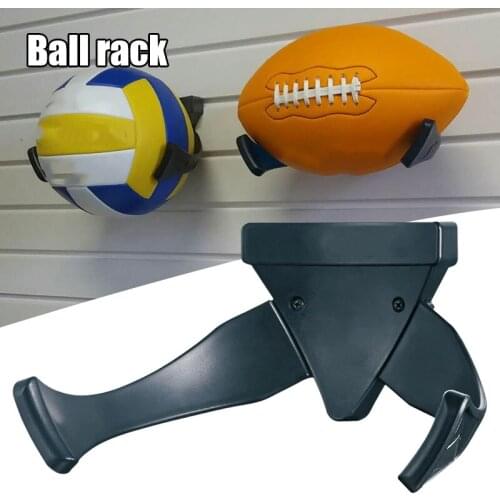 Wall Mounted Ball Holder Punch-free ABS Claw Rack Household Balls Storage Display Shelf for Soccer Volleyball Basketball HY99