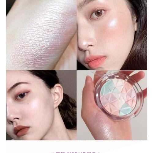 2021 new Mixed color highlight powder cutting three-dimensional contouring powder nose shadow brightening complexion makeup