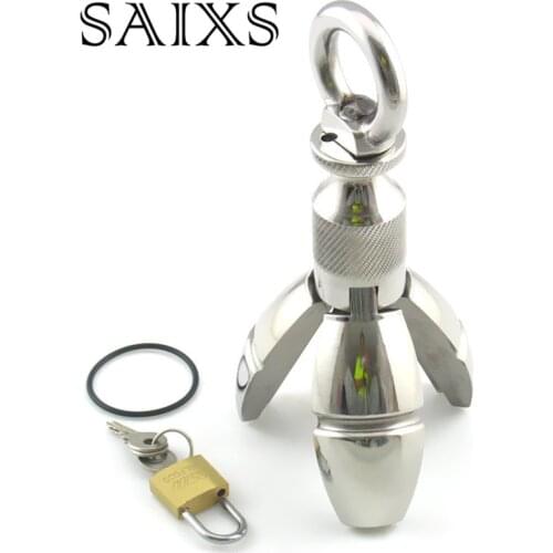 New Anal Open Tool for Asshole expander anal exercise Sex toys Stainless Steel anal Butt plug Drop shipping