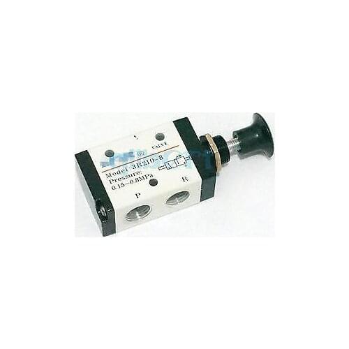 3R210-08 Pneumatic Pull Valve 1/4" Hand Operated Lever Control Manual Solenoid Valve 3 Port 2 Position