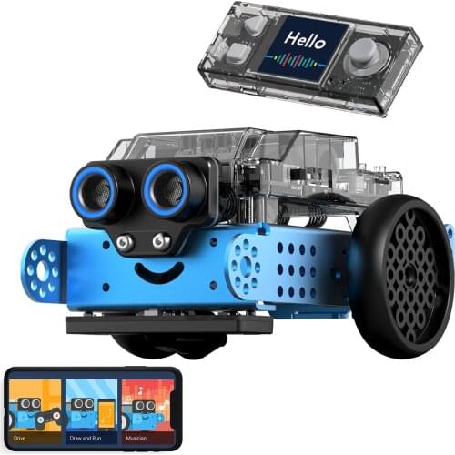Makeblock mBot Neo mbot 2 Programming Robots to Build Bricks Kids AI Toys Scratch/Python Multi-Purpose Education Mini Gift
