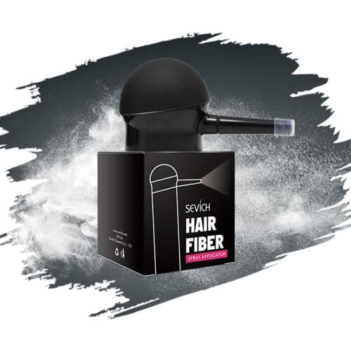 Sevich Nozzle Pump Applicator For Brand Hair Building Fiber Kertain Extension Powder Tool Convenience Usage Hair Loss Product